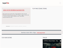 Tablet Screenshot of layarfilm.com